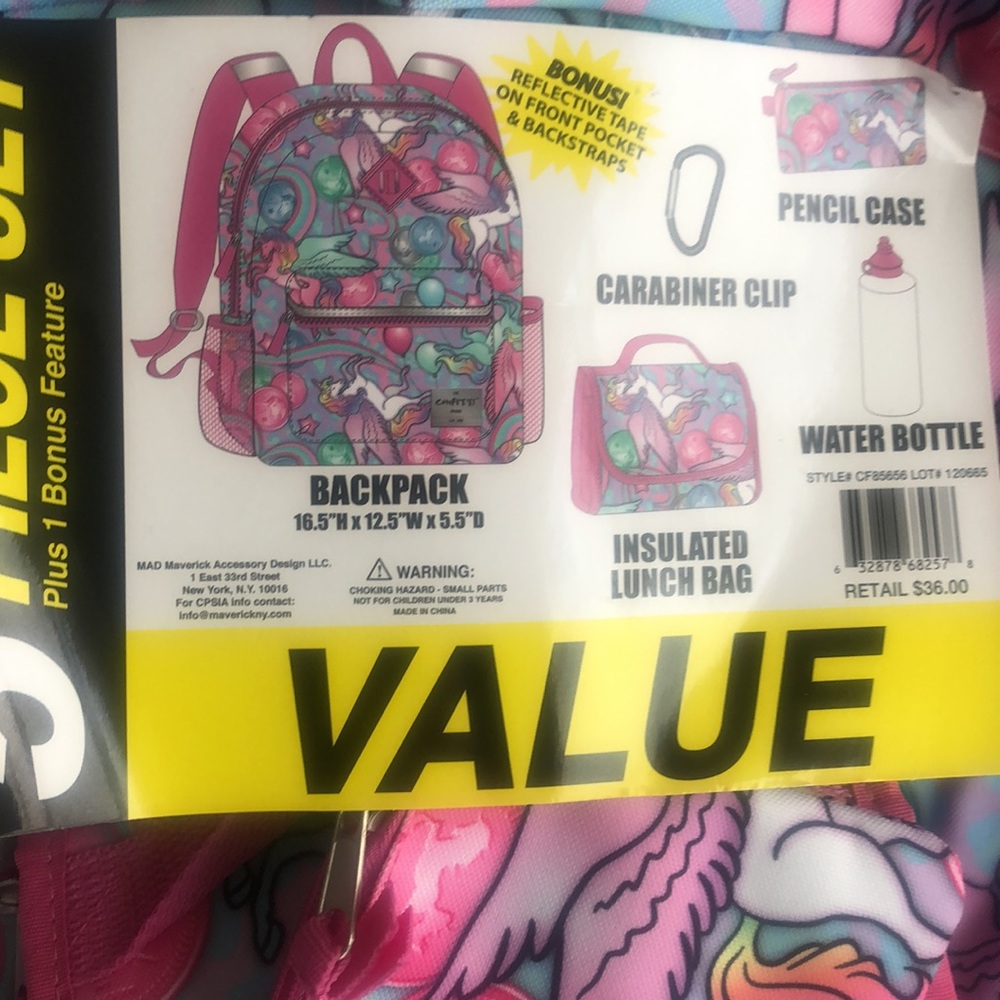 Girls backpack - Picture 2 of 12